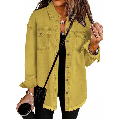 Ovwiss™ | Veste en Jean Katja — Oversize Femme