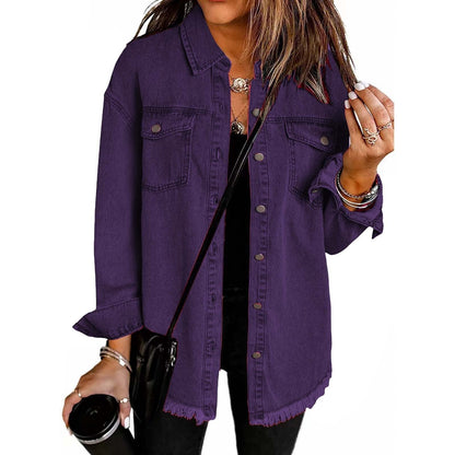 Ovwiss™ | Veste en Jean Katja — Oversize Femme