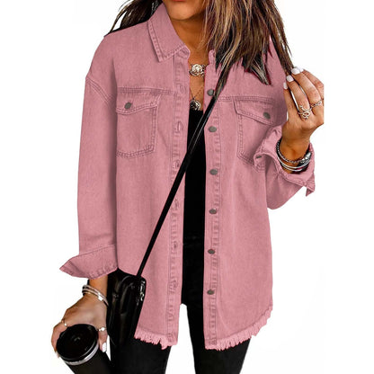 Ovwiss™ | Veste en Jean Katja — Oversize Femme