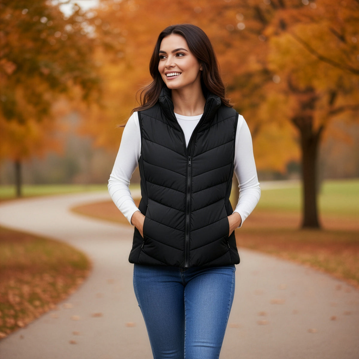 GILET MATELASSÉ AMINCISSANT
