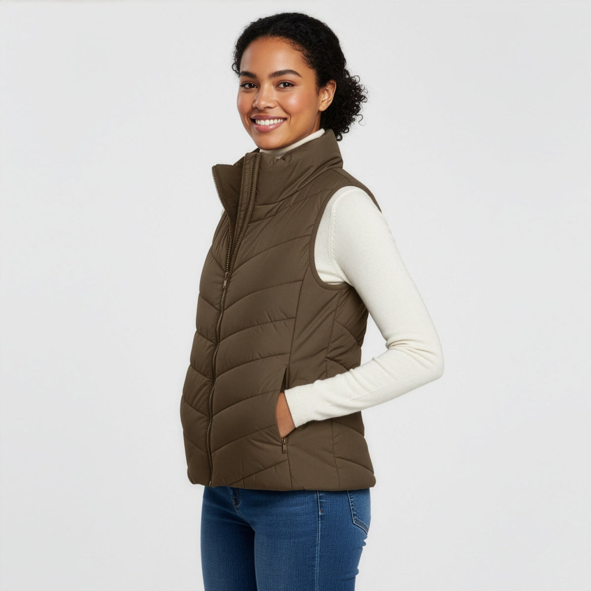 GILET MATELASSÉ AMINCISSANT