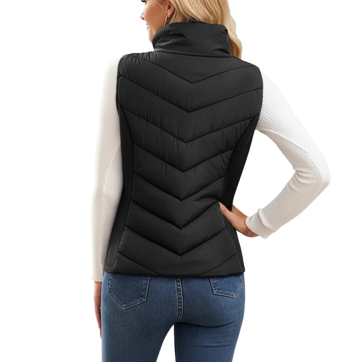 GILET MATELASSÉ AMINCISSANT