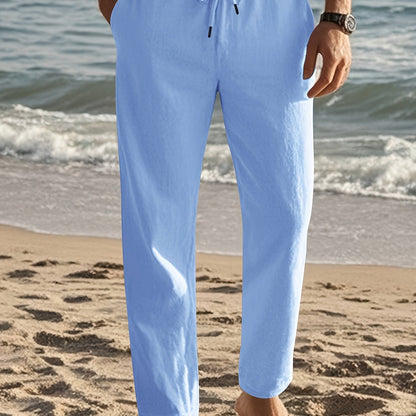 LAURENT MONACO | PANTALON EN LIN POUR HOMMES
