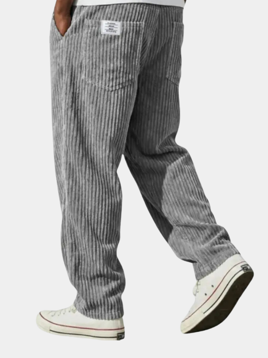 OVWISS| PANTALON EN VELOURS CÔTELÉ POUR HOMMES