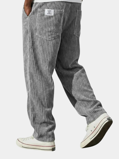OVWISS| PANTALON EN VELOURS CÔTELÉ POUR HOMMES