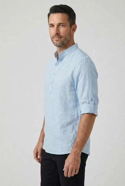 Hugo | Chemise Col Officier Décontractée