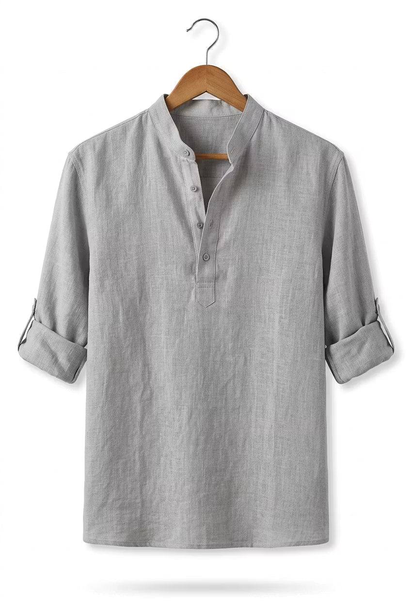 Hugo | Chemise Col Officier Décontractée