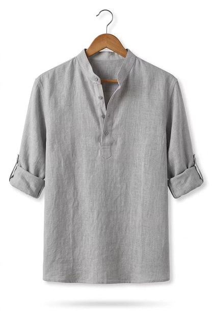 Hugo | Chemise Col Officier Décontractée
