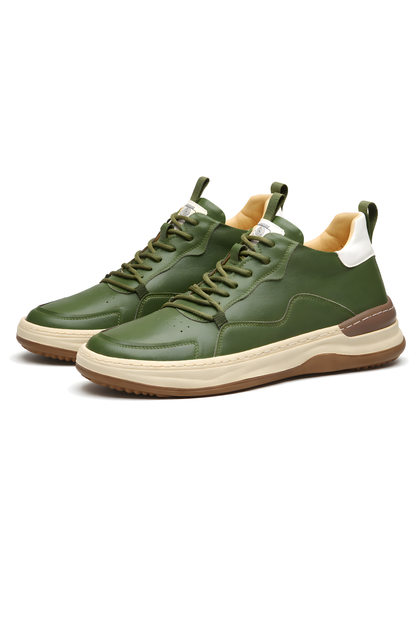 Théo | Sneakers Cuir Structuré Laçage