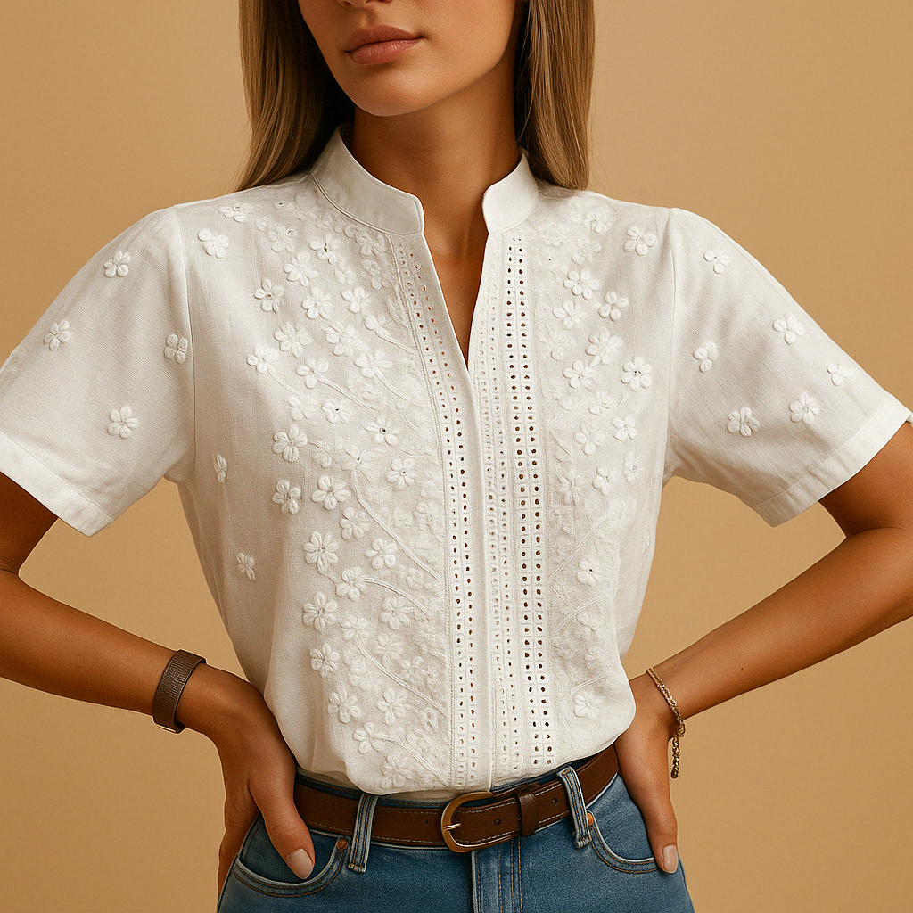 Clara | Blouse blanche tendance