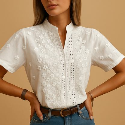 Clara | Blouse blanche tendance
