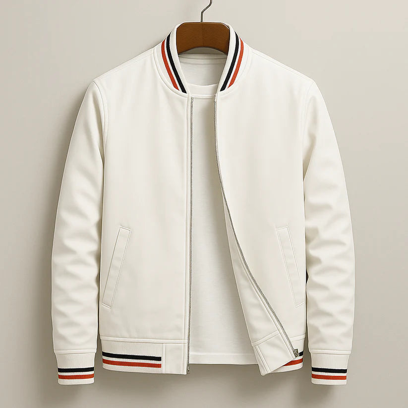 Ovwiss™ | Bomber Varsity Marine — Homme