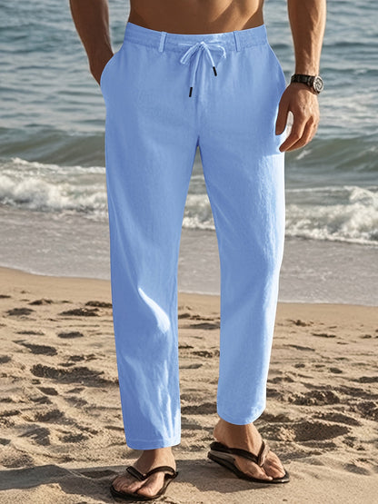 LAURENT MONACO | PANTALON EN LIN POUR HOMMES