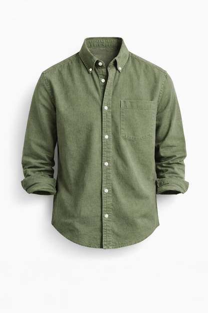 OVWISS| CHEMISE BOUTONNÉE POUR HOMME