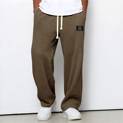 Pantalon Homme Confortable à Coupe Ample et Taille Ajustable