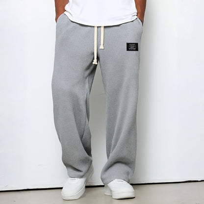Pantalon Homme Confortable à Coupe Ample et Taille Ajustable