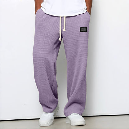 Pantalon Homme Confortable à Coupe Ample et Taille Ajustable