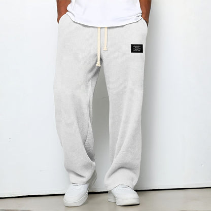 Pantalon Homme Confortable à Coupe Ample et Taille Ajustable
