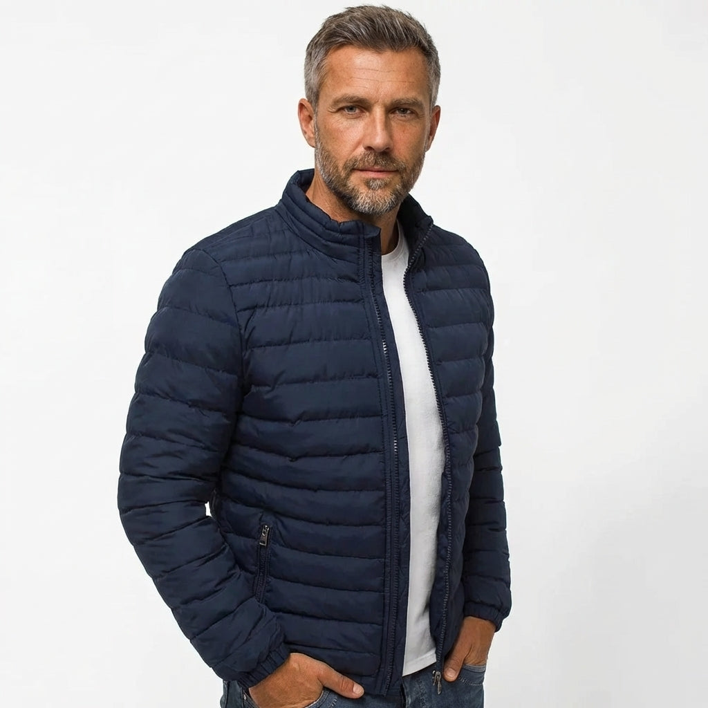 OVWISS | VESTE PUFFER QUILTÉE STYLE URBAIN POUR HOMMES