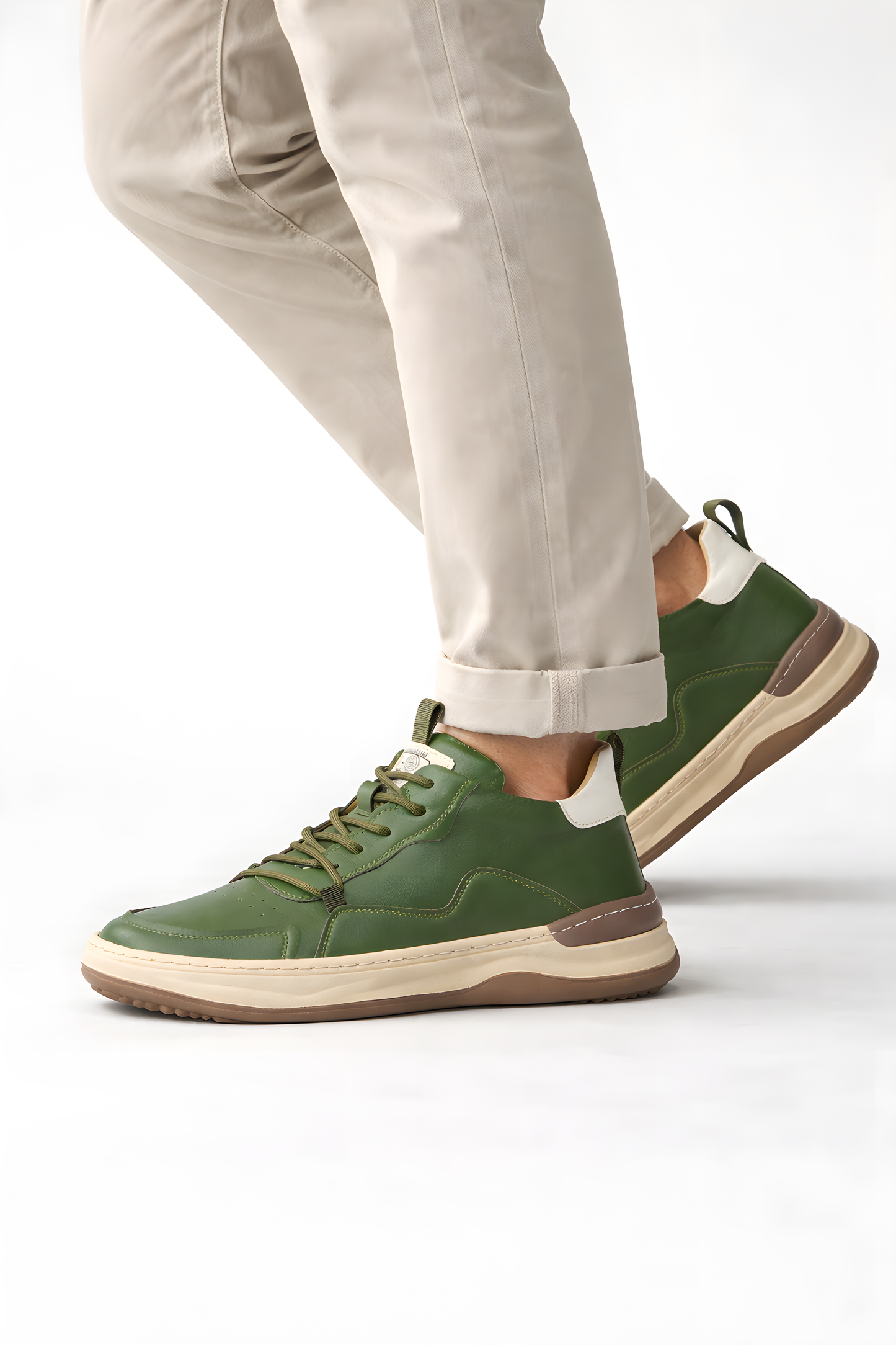 Théo | Sneakers Cuir Structuré Laçage
