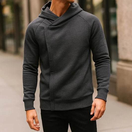 Hoodie Zip Asymétrique