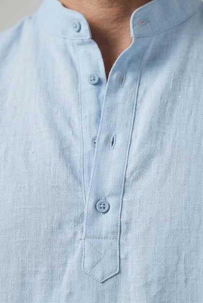 Hugo | Chemise Col Officier Décontractée