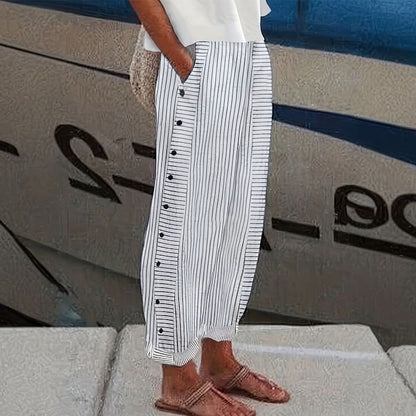 Ovwiss™ | Pantalon Rayures Côtières — Femme
