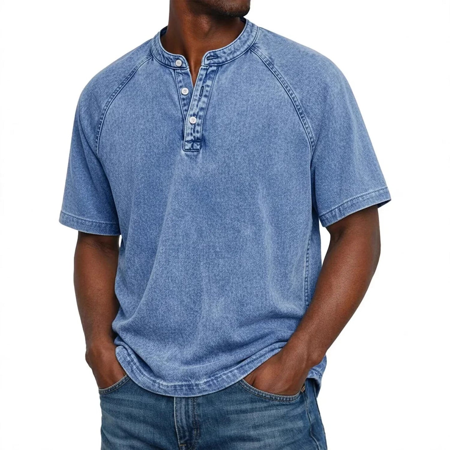 Ovwiss™ | Henley Denim Vintage