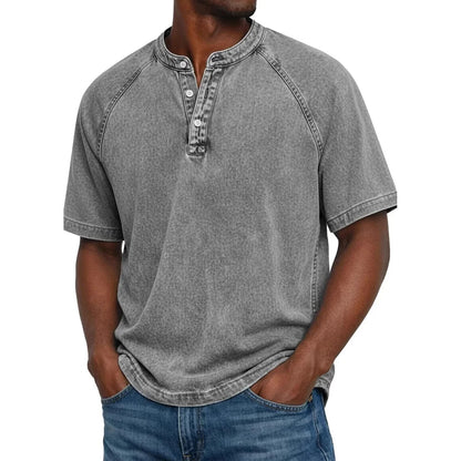 Ovwiss™ | Henley Denim Vintage