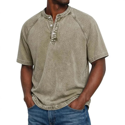 Ovwiss™ | Henley Denim Vintage