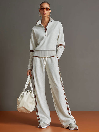 Ovwiss™ | Ensemble Davin Retro Sport — Sweat & Pantalon Femme
