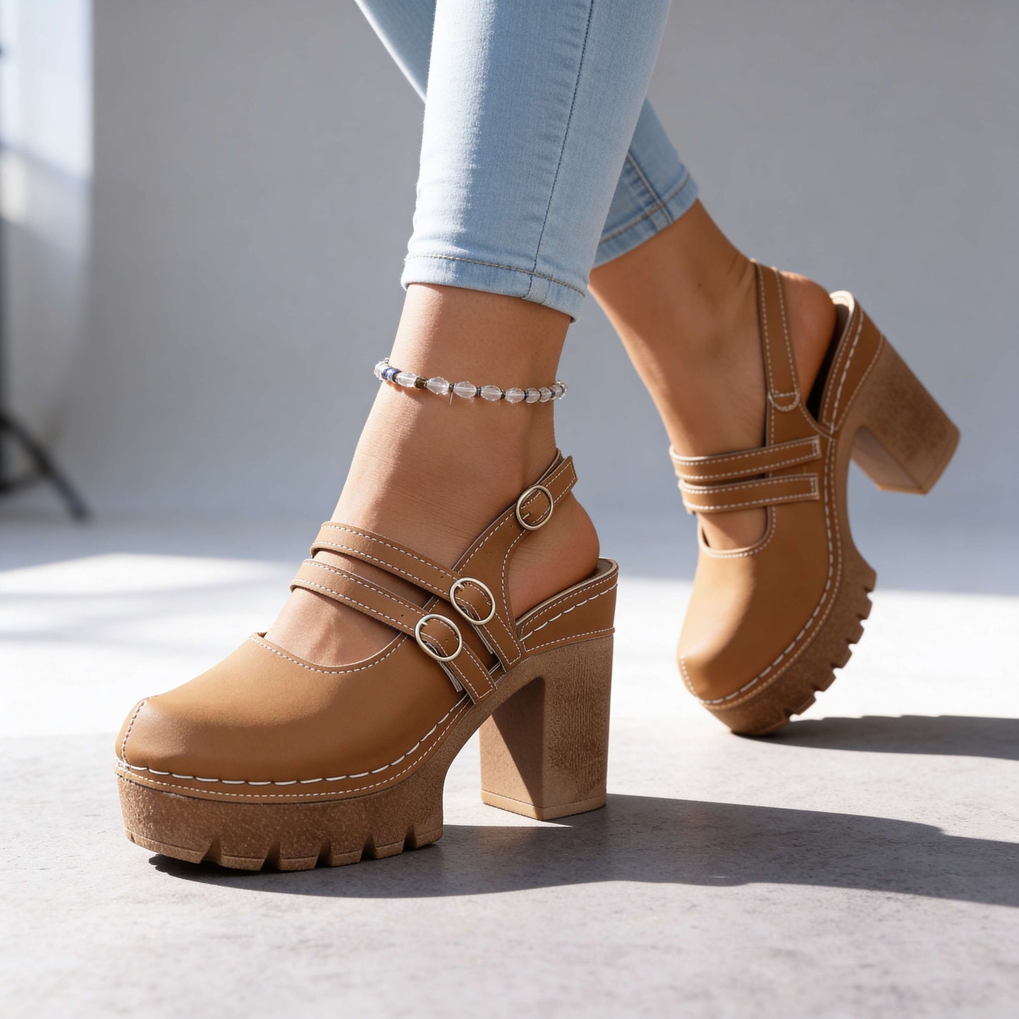 Ovwiss Delilah | Talons à Bride Arrière