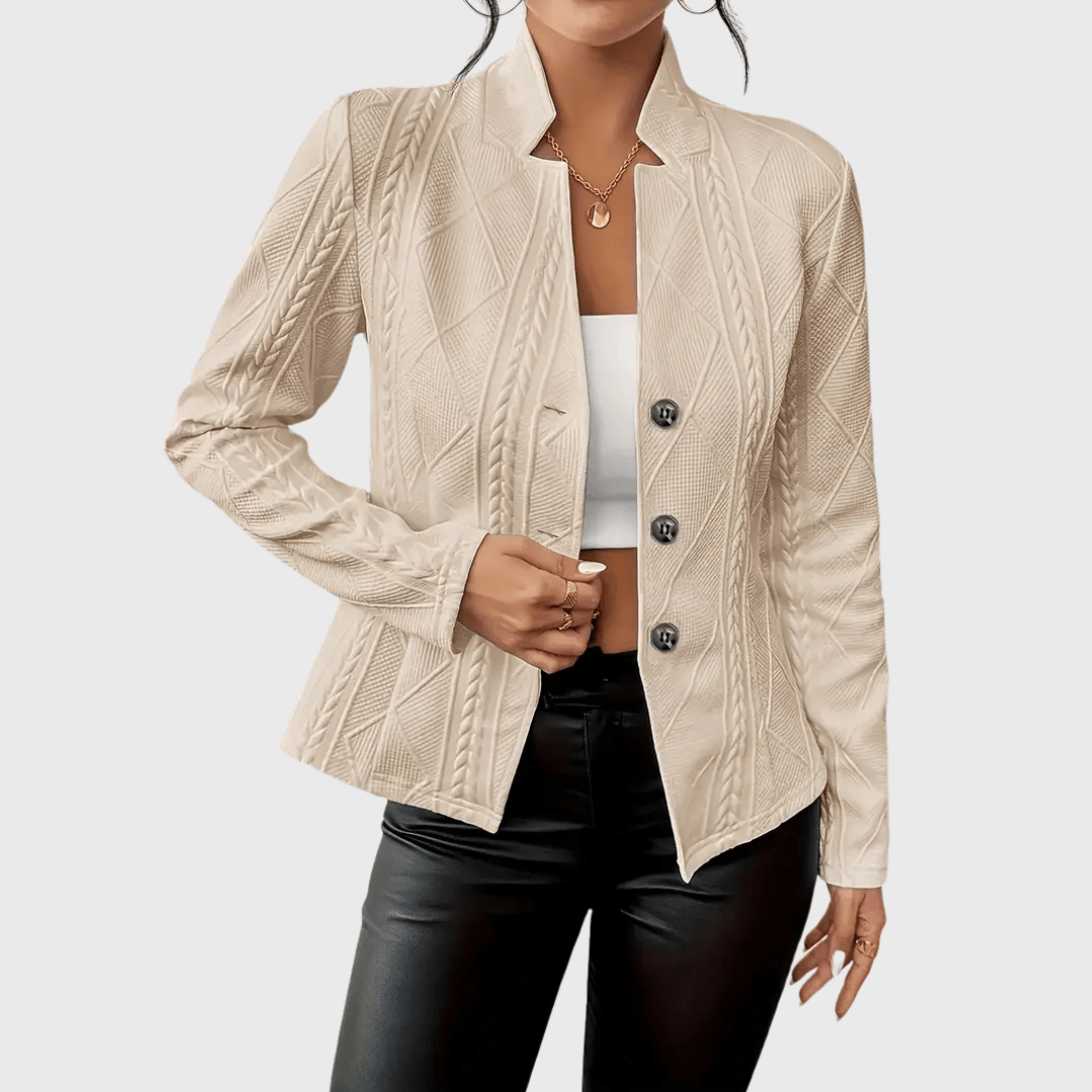 Ovwiss | Blazer femme aux finitions élégantes