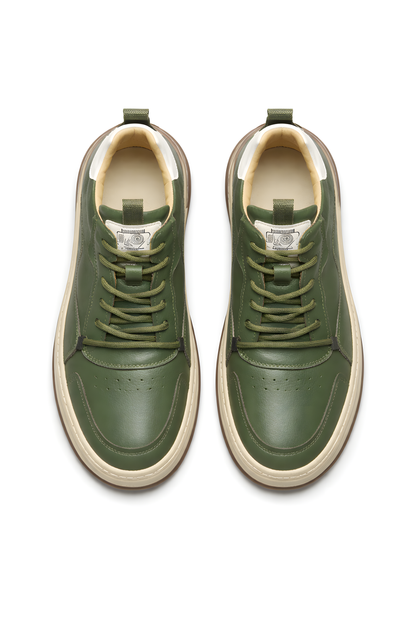 Théo | Sneakers Cuir Structuré Laçage