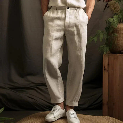 LAURENT MONACO | PANTALONS D'ÉTÉ EN LIN POUR HOMMES