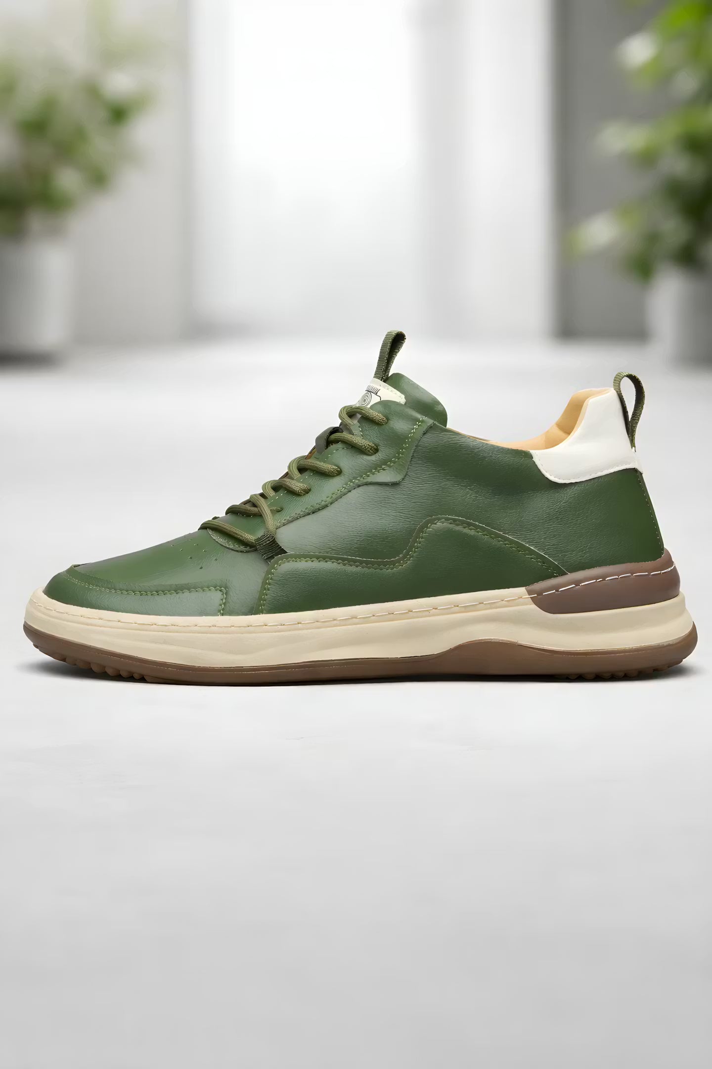 Théo | Sneakers Cuir Structuré Laçage