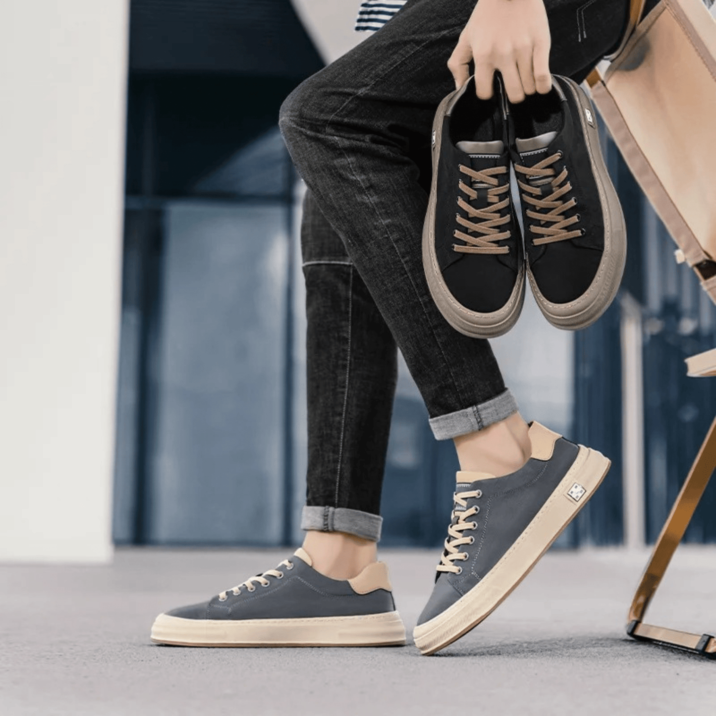 Ovwiss™ | Sneakers Canvas — Homme