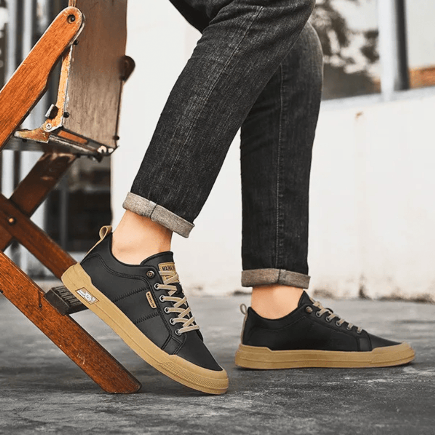 HARRINGTON | Baskets en Cuir Élégantes