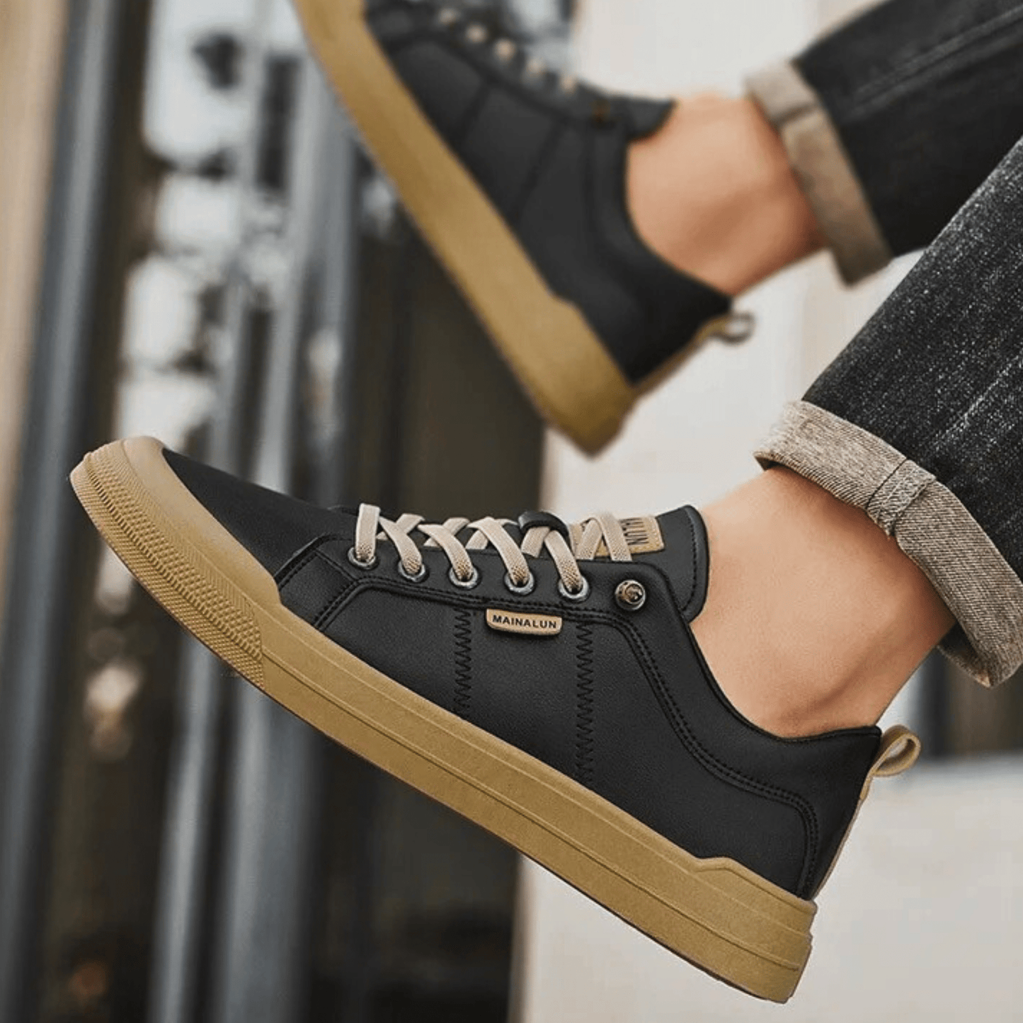 HARRINGTON | Baskets en Cuir Élégantes